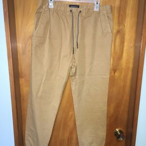 Khaki joggers from American eagle